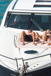 Kelly Brook on a Yacht in Mallorca 05/23/2019