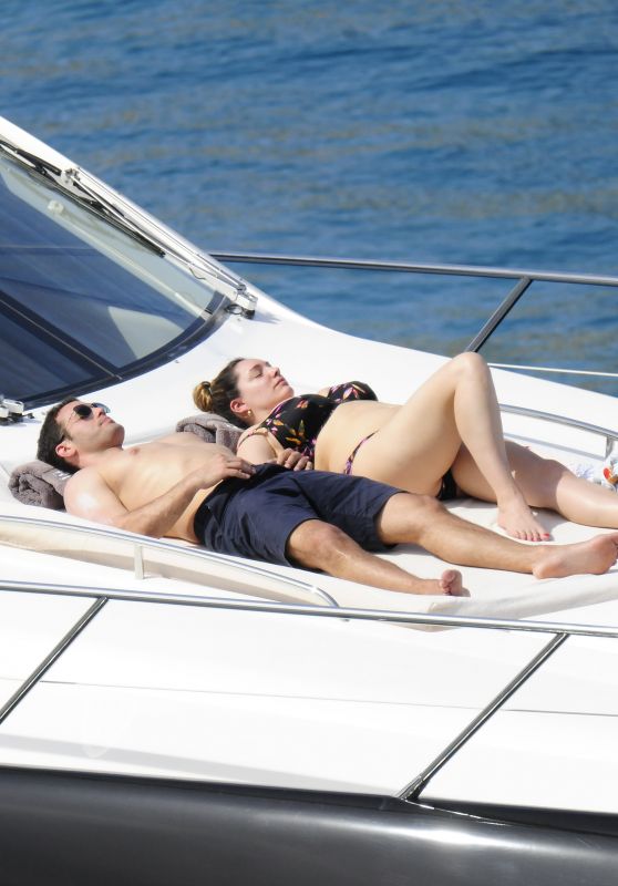 Kelly Brook on a Yacht in Mallorca 05/23/2019
