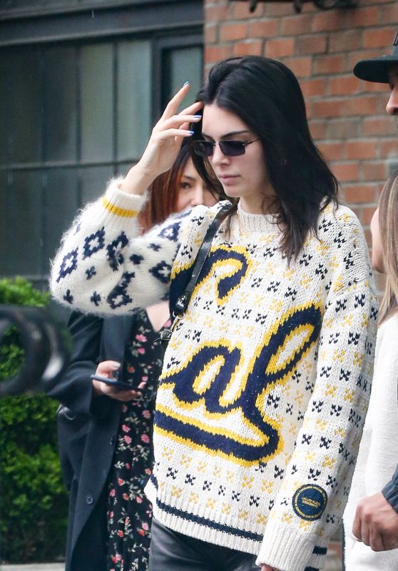 Kendall Jenner in Tights - Cheesecake Factory in Beverly Hills 04/19/2019 •  CelebMafia