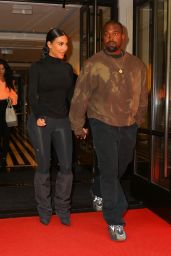 Kim Kardashian and Kanye West - Exit Their Hotel in New York 05/07/2019
