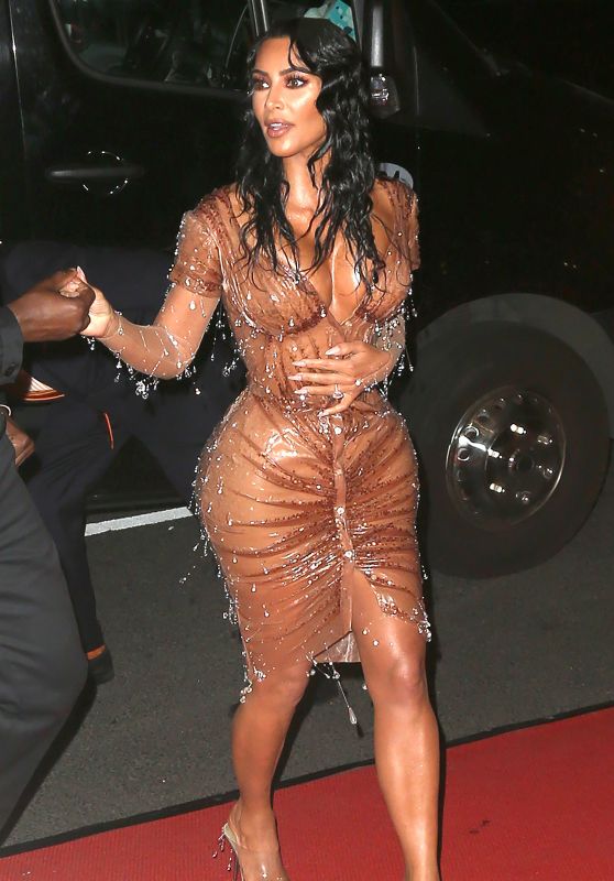 Kim Kardashian and Kanye West - Return From the Met Gala in NYC 05/06/2019