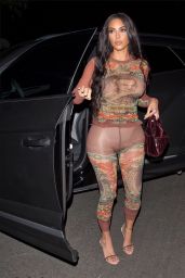 Kim Kardashian - Heading to Travis Scott