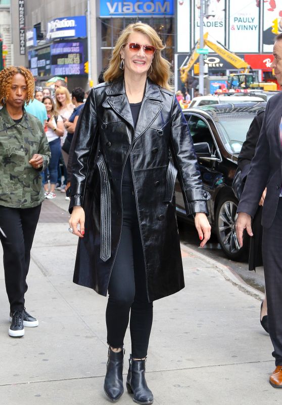 Laura Dern - Leaving the "Good Morning America" in New York City 05/28/2019