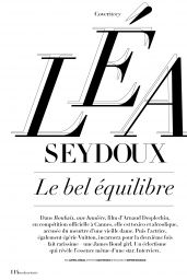 Lea Seydoux - Madame Figaro Magazine May 2019 Issue