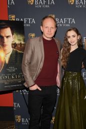 Lily Collins - BAFTA New York "Tolkien" Screening in New York • CelebMafia