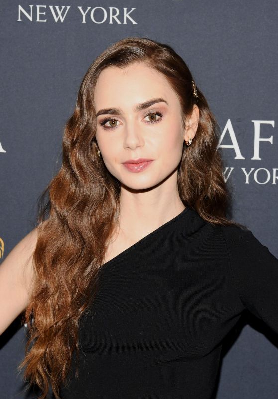 Lily Collins - BAFTA New York "Tolkien" Screening in New York