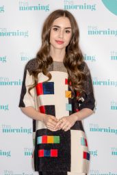 Lily Collins - This Morning TV Show in London 04/30/2019