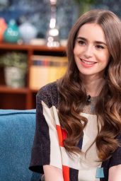 Lily Collins - This Morning TV Show in London 04/30/2019