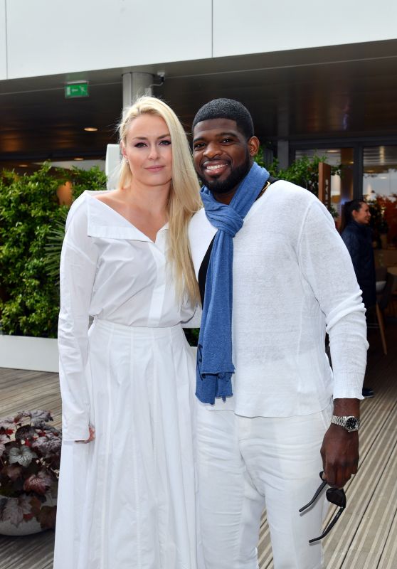 Lindsey Vonn and P.K. Subban - 2019 French Open Roland Garros at Le ...
