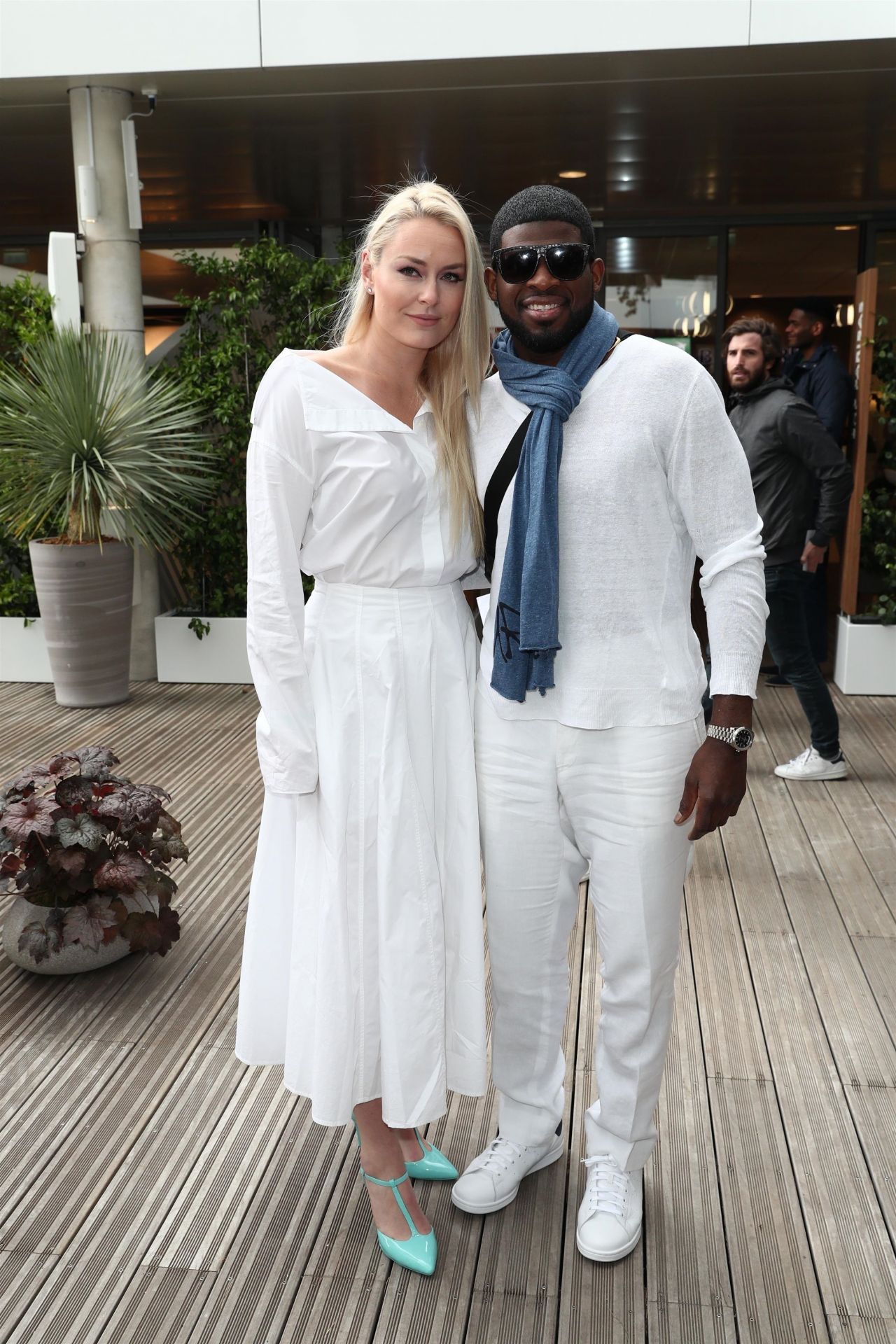 Lindsey Vonn and P.K. Subban - 2019 French Open Roland Garros at Le