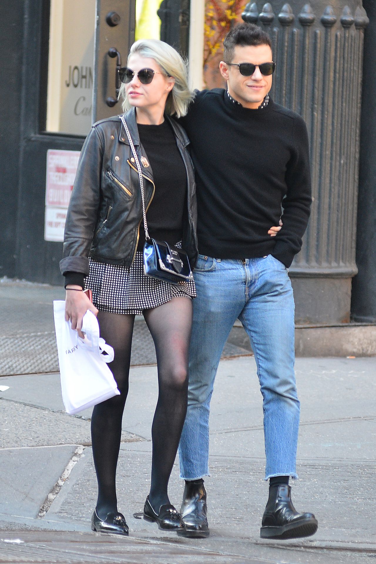 Lucy Boynton and Rami Malek - Out in New York 05/08/2019 • CelebMafia