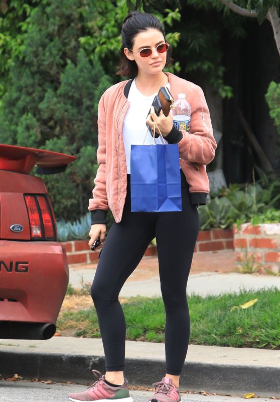 Lucy Hale at Le Jolie Medi Spa in West Hollywood 05/13/2019
