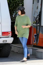 Lucy Hale - Pumping Gas in LA 05/30/2019