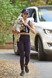 Lucy Hale - Takes Her Dog out For Hike in Los Angeles 05/02/2019