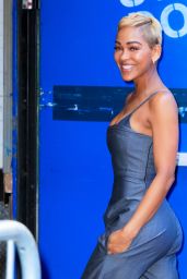 Meagan Good - Arriving at GMA in NYC 04/29/2019