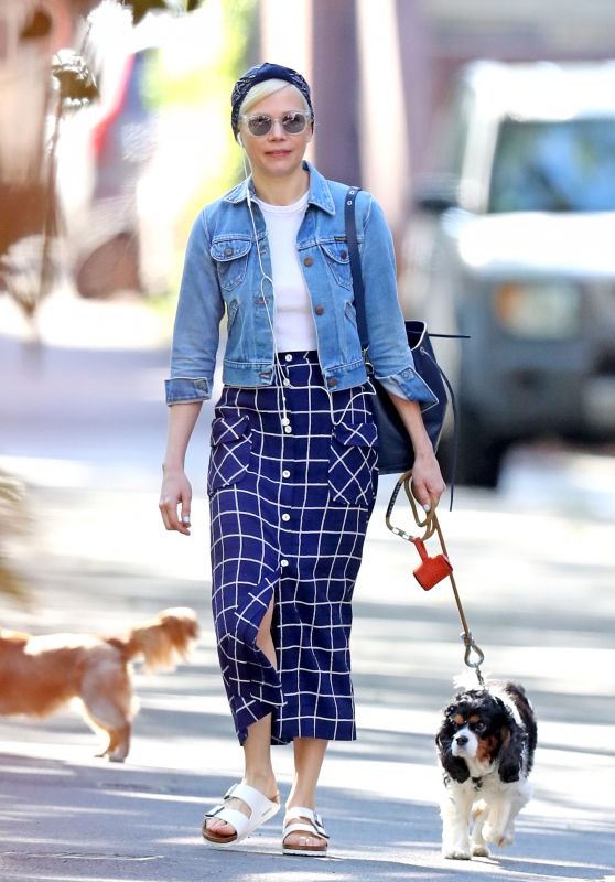Michelle Williams - Walk Her Dog in NYC 05/23/2019