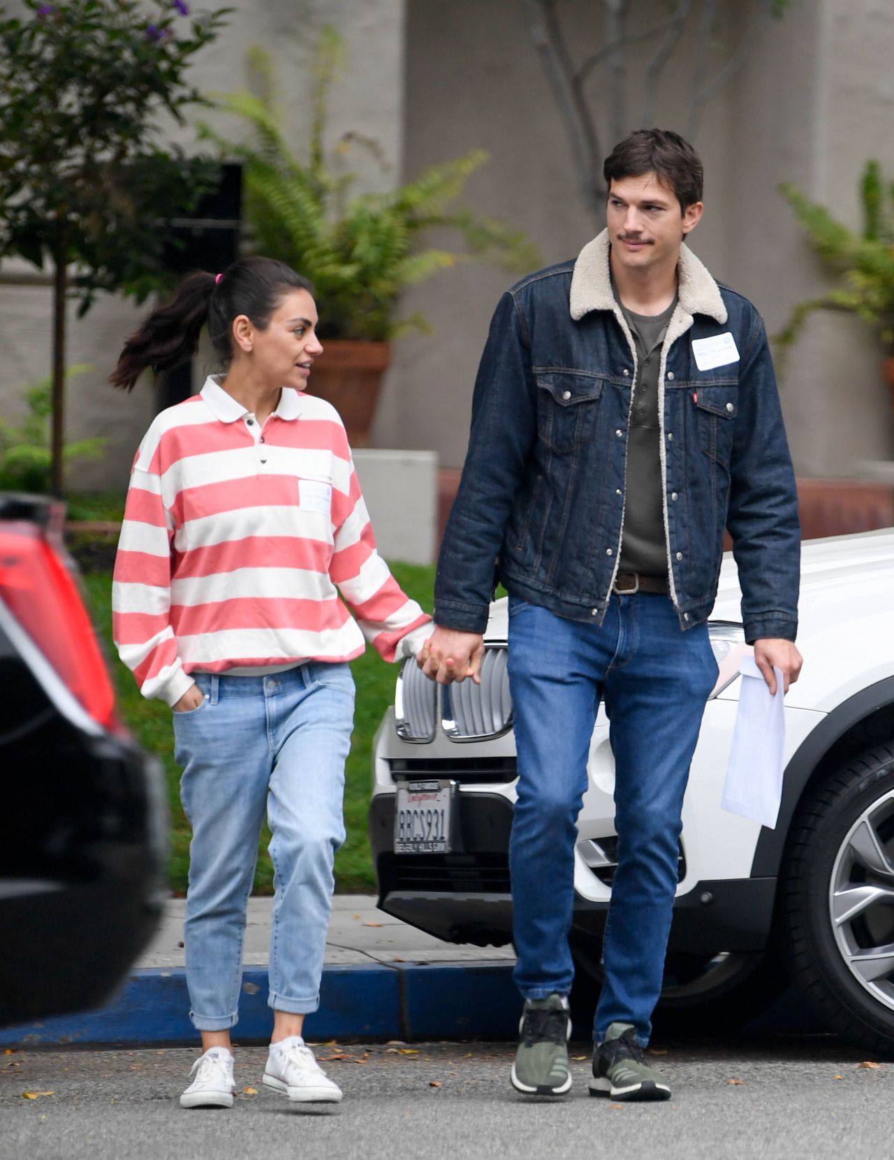 Mila Kunis and Ashton Kutcher Out in Los Angeles 05/15/2019 • CelebMafia