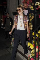 Miley Cyrus Night Out Style - Gymkhana in London 05/28/2019