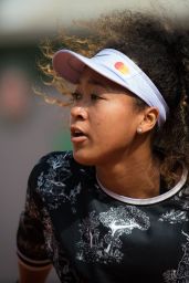 Naomi Osaka – Practises During the Roland Garros in Paris 05/24/2019