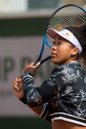 Naomi Osaka – Practises During the Roland Garros in Paris 05/24/2019