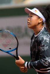 Naomi Osaka – Practises During the Roland Garros in Paris 05/24/2019