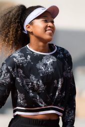 Naomi Osaka – Practises During the Roland Garros in Paris 05/24/2019