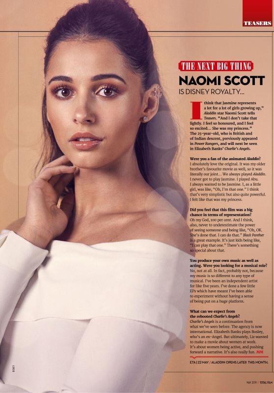 Naomi Scott - Total Film Magazine May 2019 Issue