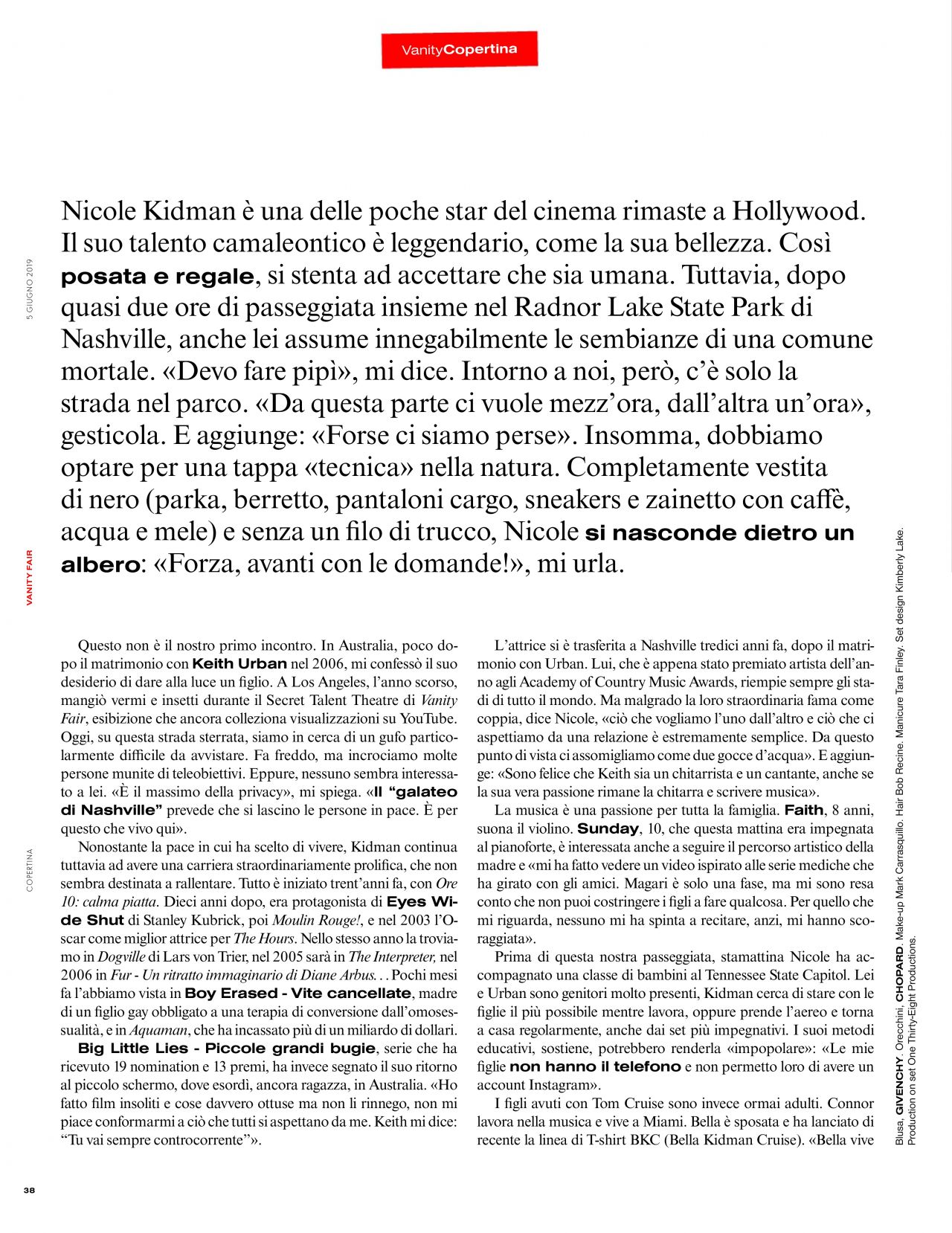 Nicole Kidman – Vanity Fair Italy 06/05/2019 Issue • CelebMafia