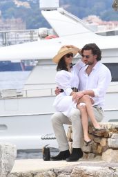 Nina Dobrev and Grant Mellon in Cannes 05/21/2019