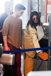 Priyanka Chopra and Nick Jona at the Airport in Nice 05/19/2019
