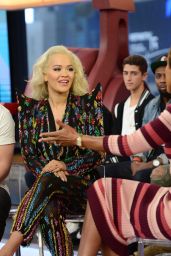 Rita Ora in a Bold Colourful Jumpsuit - Good Morning America 05/09/2019