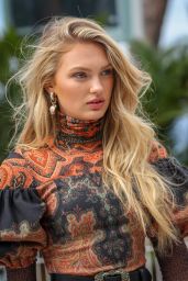 Romee Strijd at the Martinez Hotel in Cannes 05/15/2019