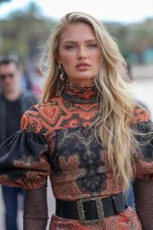 Romee Strijd at the Martinez Hotel in Cannes 05/15/2019