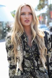 Romee Strijd on the Croisette in Cannes 05/15/2019