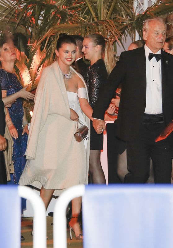Selena Gomez - Leaving Agora Restaurant With Bill Murrayin Cannes 05/14/2019
