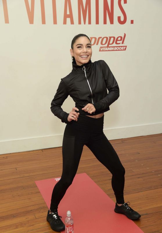 Vanessa Hudgens - Works Out With Propel Vitamin Boost 05/13/2019