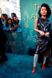 Yara Shahidi - "The Sun is Also A Star" Premiere in LA