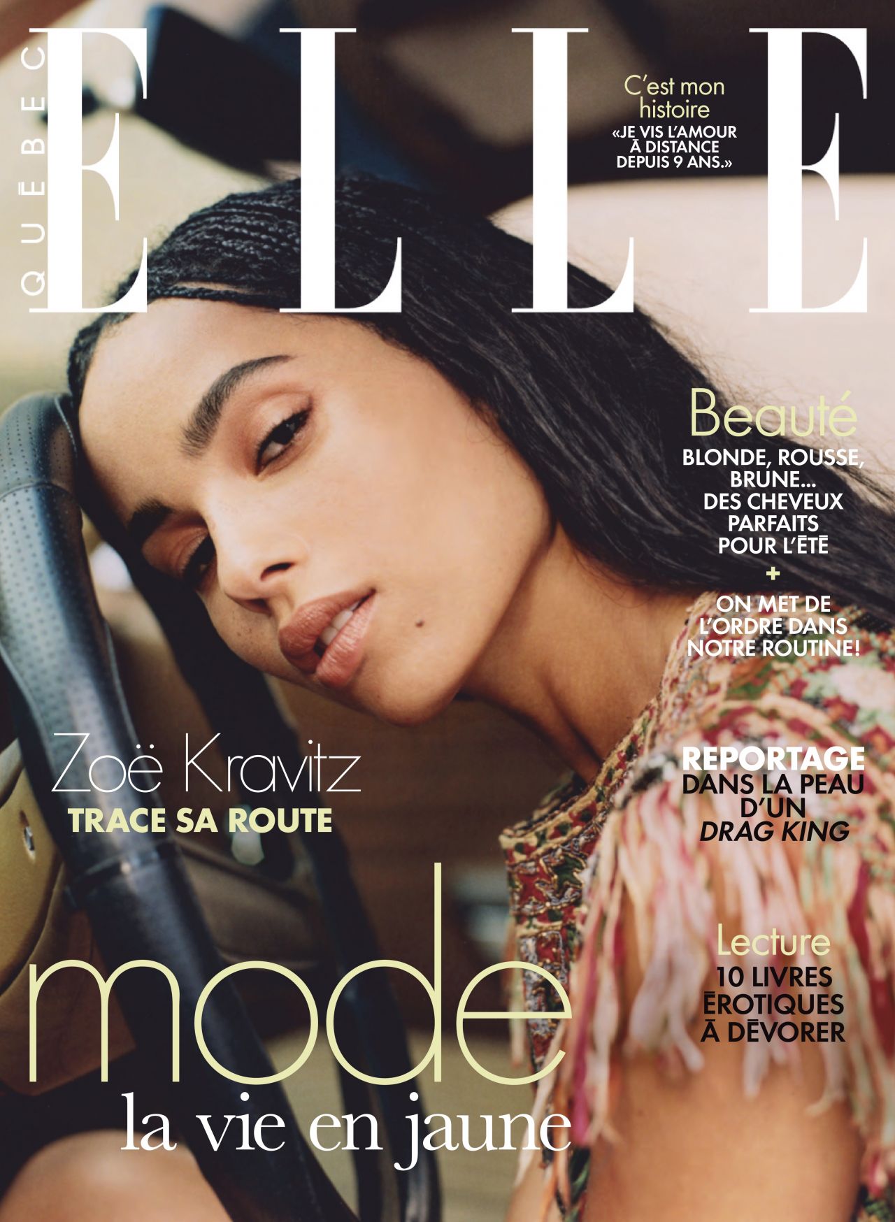 Zoe Kravitz - ELLE Québec June 2019 Issue • CelebMafia
