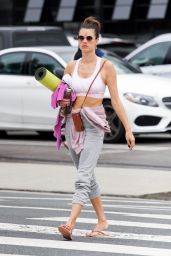 Alessandra Ambrosio - Leaving a Yoga Class in Santa Monica 06/24/2019
