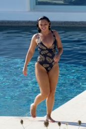 Alexandra Cane in Swimsuit at Her Poolin Mykonos 06/18/2019