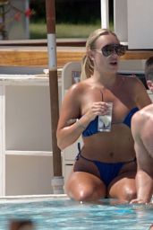 Amber Turner in a Bikini at a Pool in Ibiza 05/29/2019