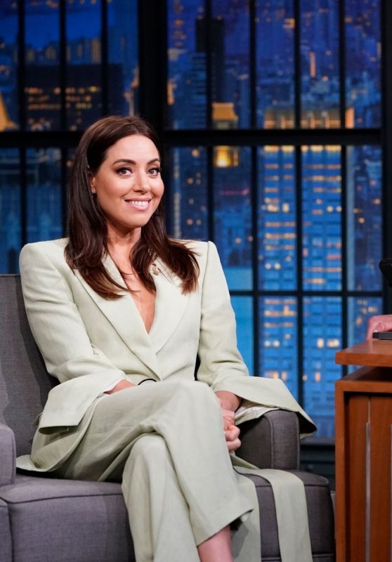 Aubrey Plaza - "Late Night With Seth Meyers" in New York City 06/20/2019