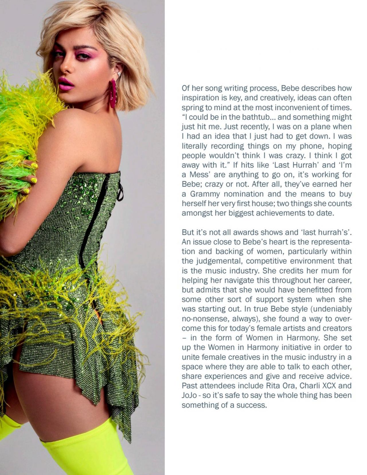 Bebe Rexha - Voir Fashion Magazine Issue 24 Summer 2019 • CelebMafia