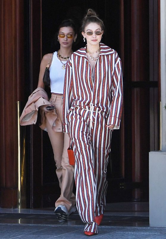 Bella Hadid and Gigi Hadid – Out in Florence, Italy 06/13/2019