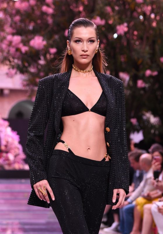 Bella Hadid – Versace Fashion Show S/S 2020 in Milan 06/15/2019