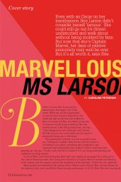 Brie Larson - Fairlady Magazine July 2019 Issue