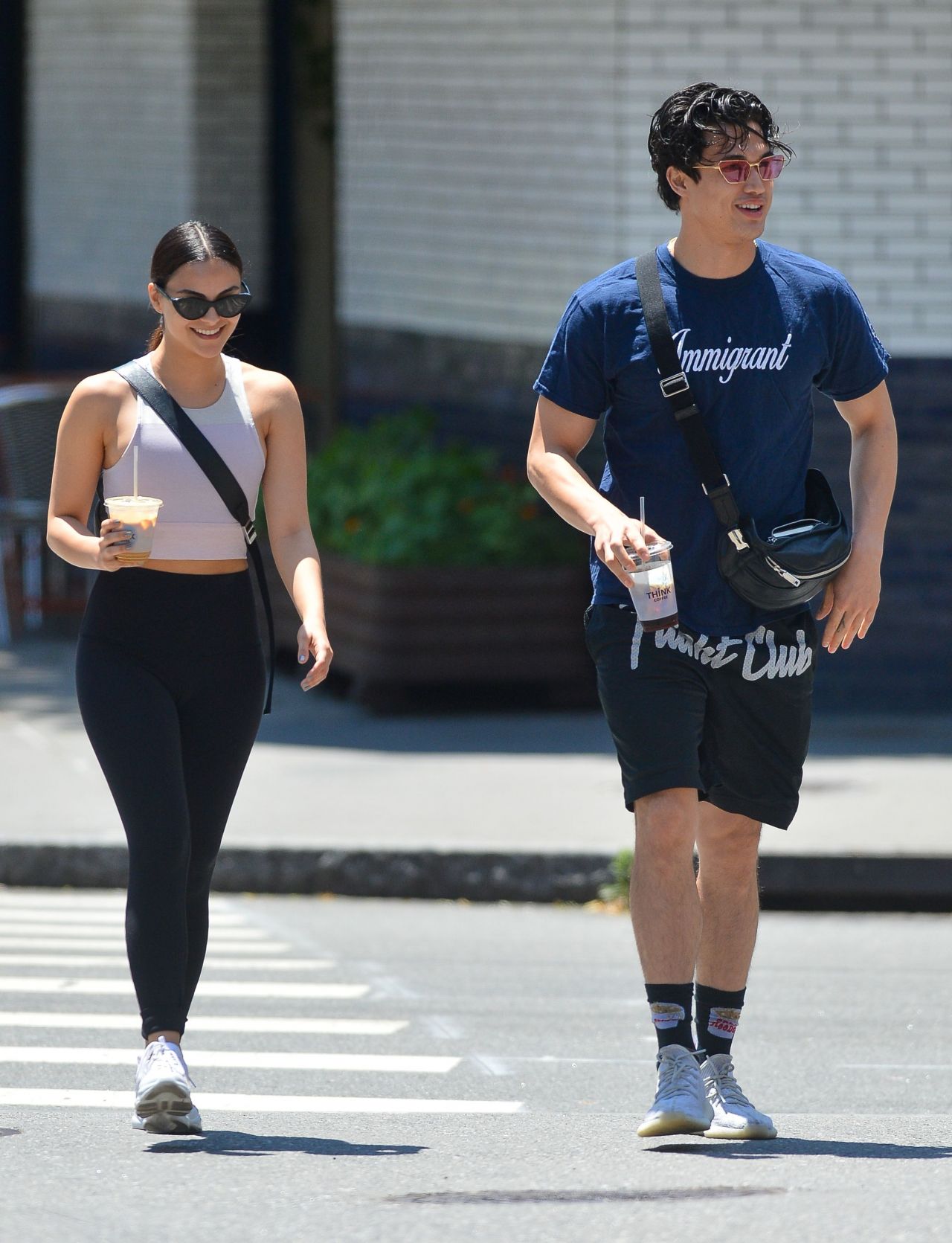 Camila Mendes in Tights - Out in NYC 06/27/2019 • CelebMafia