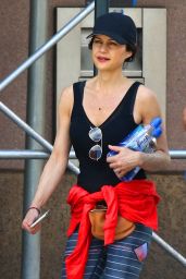 Carla Gugino in Spandex - Leaving the Gym in NYC 06/07/2019