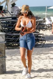 Chantel Jeffries in Bikini on the Beach in Miami 06/20/2019