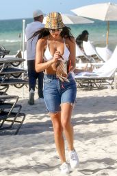 Chantel Jeffries in Bikini on the Beach in Miami 06/20/2019
